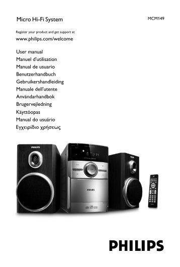 Philips MicrochaÃ®ne hi-fi - Mode dâemploi - FIN