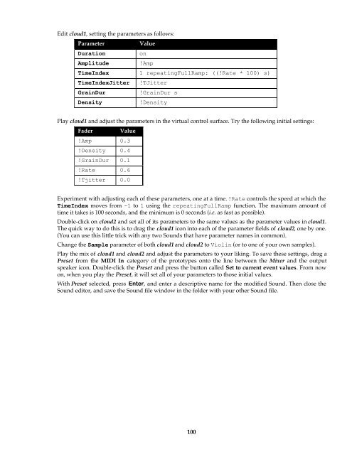 The Kyma Language for Sound Design, Version 4.5