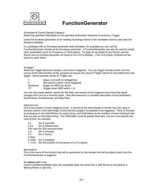 The Kyma Language for Sound Design, Version 4.5