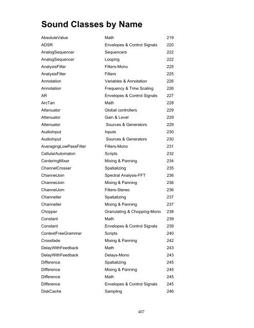 The Kyma Language for Sound Design, Version 4.5