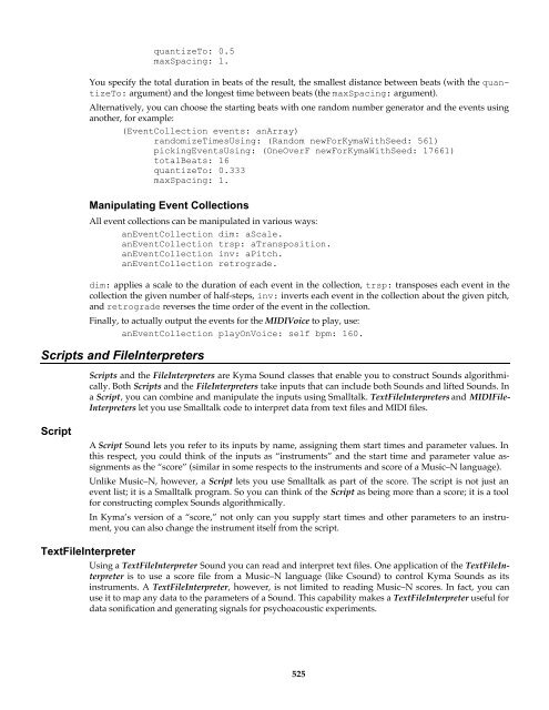 The Kyma Language for Sound Design, Version 4.5