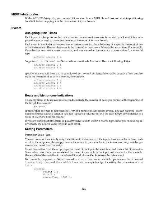 The Kyma Language for Sound Design, Version 4.5