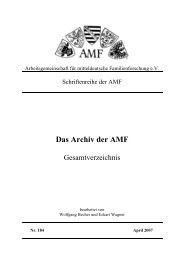 Das Archiv der AMF