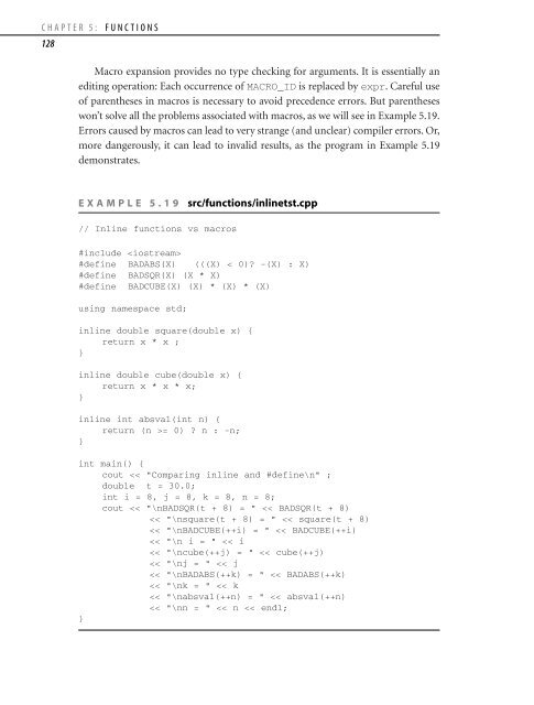 Chapter 5 functions 128