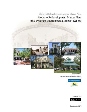 table of contents - Modesto Redevelopment Agency