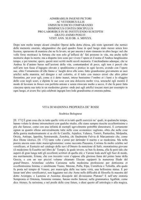 [II. 1] VITA DI LIONARDO DA VINCI Pittore e Scultore Fiorentino ...