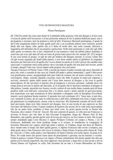 [II. 1] VITA DI LIONARDO DA VINCI Pittore e Scultore Fiorentino ...