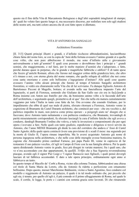 [II. 1] VITA DI LIONARDO DA VINCI Pittore e Scultore Fiorentino ...