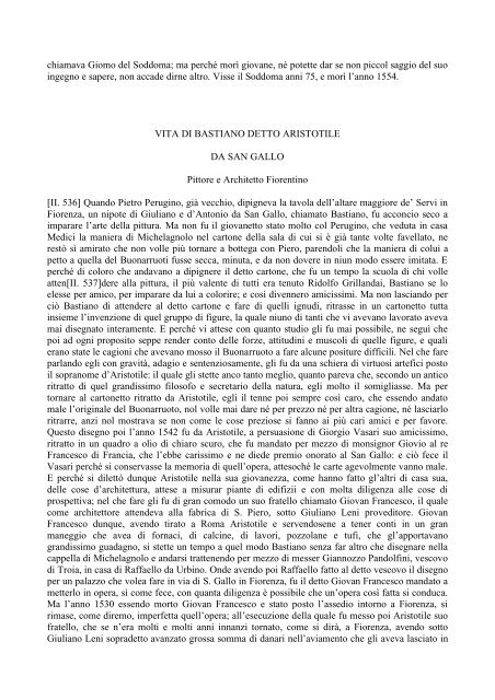 [II. 1] VITA DI LIONARDO DA VINCI Pittore e Scultore Fiorentino ...