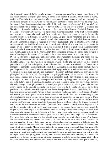 [II. 1] VITA DI LIONARDO DA VINCI Pittore e Scultore Fiorentino ...