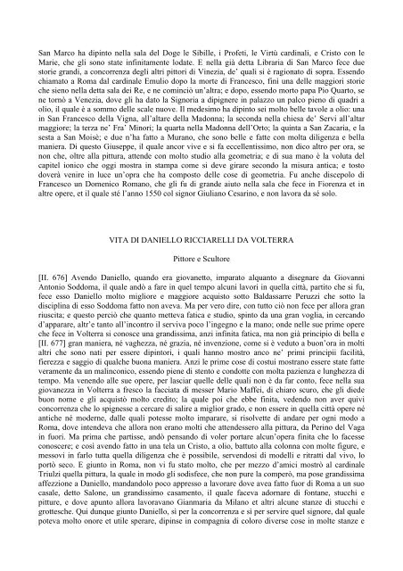 [II. 1] VITA DI LIONARDO DA VINCI Pittore e Scultore Fiorentino ...