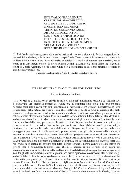 [II. 1] VITA DI LIONARDO DA VINCI Pittore e Scultore Fiorentino ...