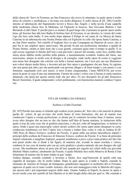 [II. 1] VITA DI LIONARDO DA VINCI Pittore e Scultore Fiorentino ...