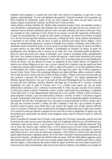 [II. 1] VITA DI LIONARDO DA VINCI Pittore e Scultore Fiorentino ...