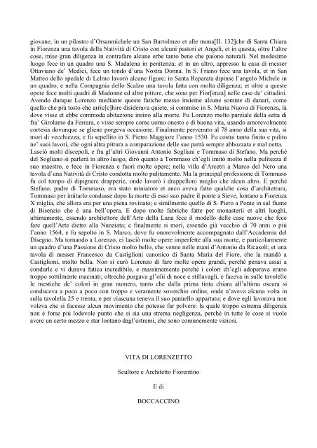 [II. 1] VITA DI LIONARDO DA VINCI Pittore e Scultore Fiorentino ...