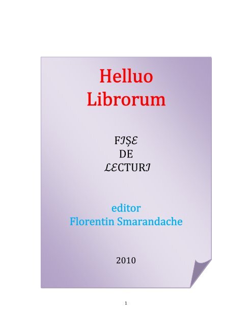 Helluo Librorum - Smarandache Notions Journal