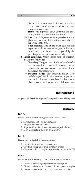 Principles of Plant Genetics and Breeding