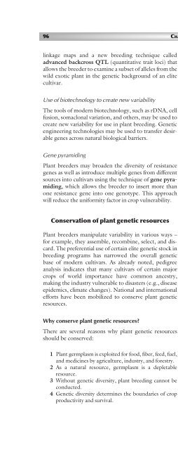 Principles of Plant Genetics and Breeding