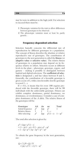 Principles of Plant Genetics and Breeding