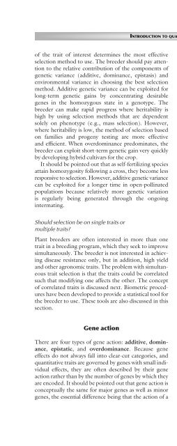 Principles of Plant Genetics and Breeding