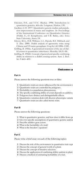 Principles of Plant Genetics and Breeding