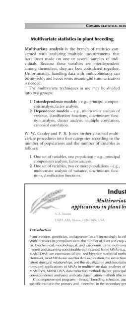 Principles of Plant Genetics and Breeding