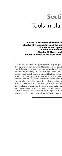 Principles of Plant Genetics and Breeding