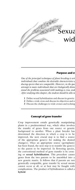 Principles of Plant Genetics and Breeding