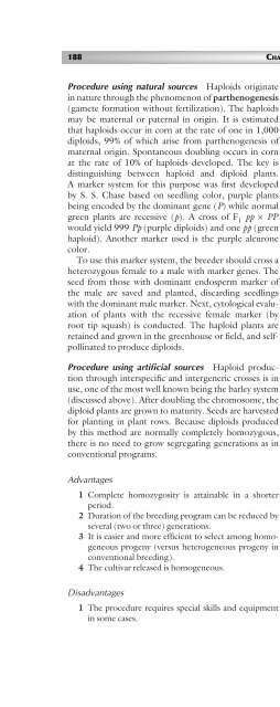 Principles of Plant Genetics and Breeding