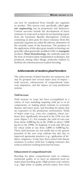 Principles of Plant Genetics and Breeding