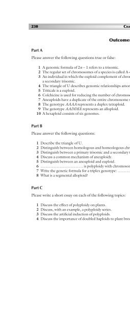 Principles of Plant Genetics and Breeding