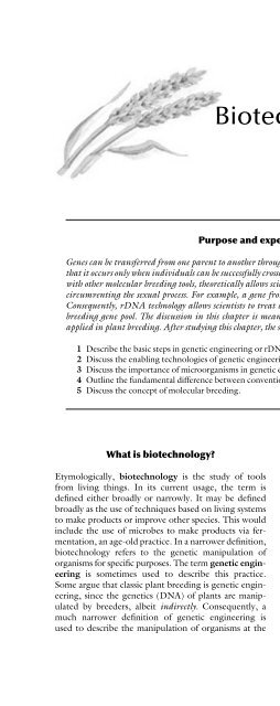 Principles of Plant Genetics and Breeding