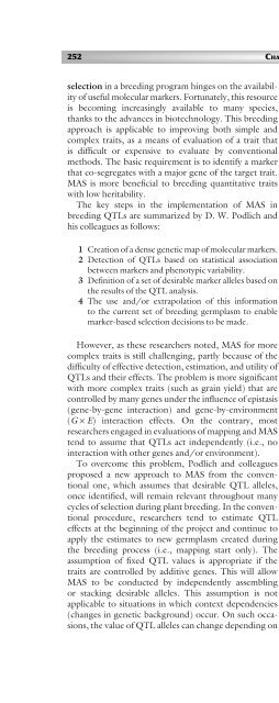 Principles of Plant Genetics and Breeding