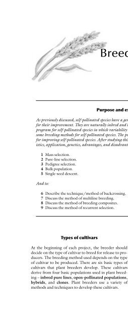 Principles of Plant Genetics and Breeding