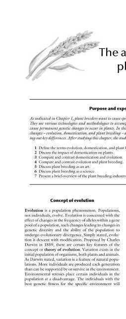 Principles of Plant Genetics and Breeding