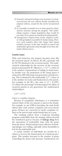 Principles of Plant Genetics and Breeding