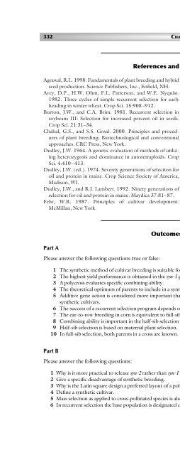 Principles of Plant Genetics and Breeding