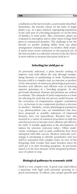 Principles of Plant Genetics and Breeding