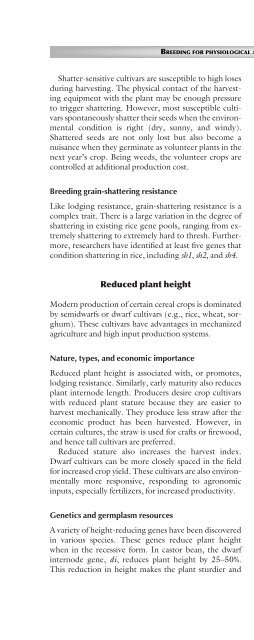 Principles of Plant Genetics and Breeding