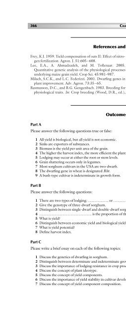 Principles of Plant Genetics and Breeding