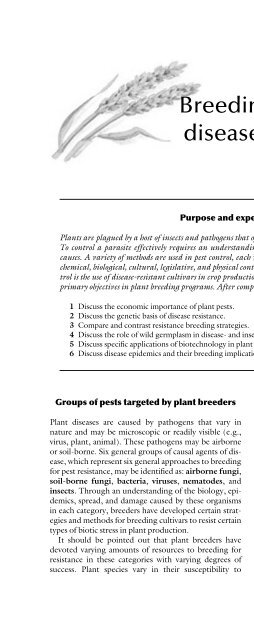 Principles of Plant Genetics and Breeding