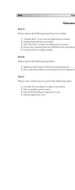 Principles of Plant Genetics and Breeding