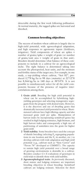 Principles of Plant Genetics and Breeding