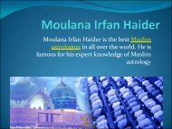 Muslim Astrologer - Moulana Irfan Haider