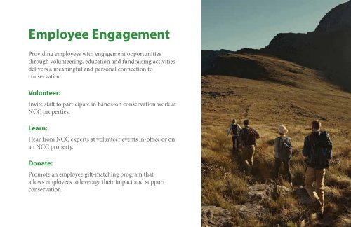 Nature Conservancy of Canada: Corporate Partnerships & Giving