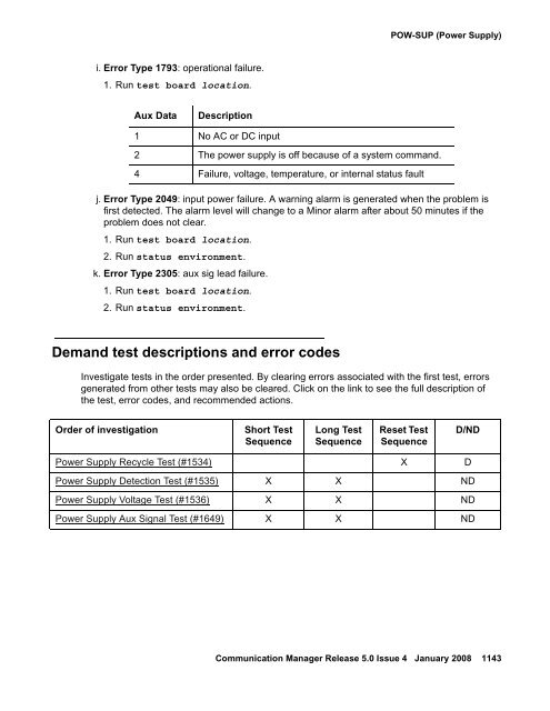 Server Alarms - Avaya Support