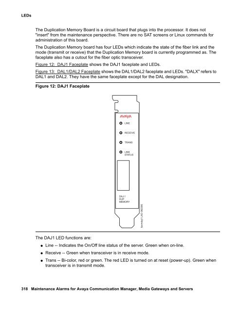 Server Alarms - Avaya Support