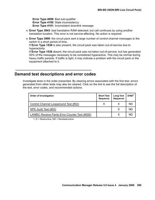 Server Alarms - Avaya Support