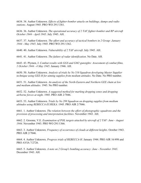 bibliography - Canadian Military History