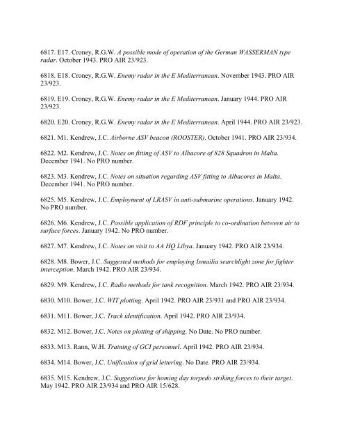 bibliography - Canadian Military History